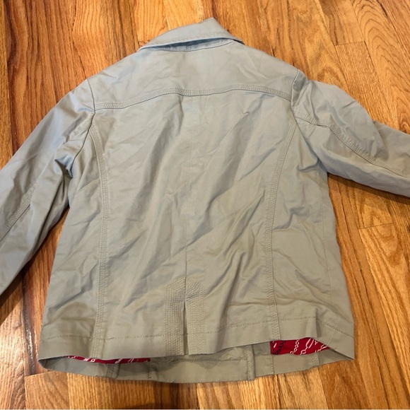 Juicy Couture Khaki Tan Military Jacket Double Button Size  14 Kids - Picture 8 of 11